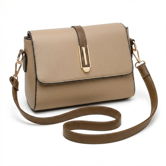 Sac Satchel PU Chic Rabat Sequins – Femme